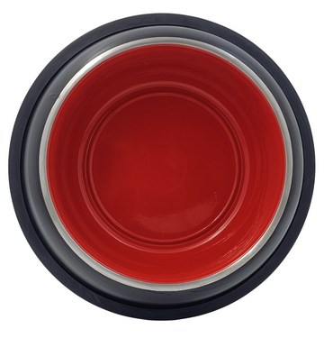 Kennel Anti Skid Belly Double Colour Bowl Assorted Colors Cat Dish (Color May Vary)